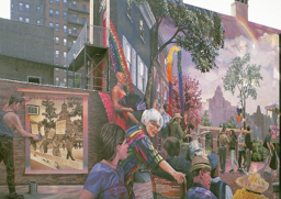 This incredible mural graces Philly’s William Way LGBT Center