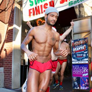PHOTOS: These sexy Speedo-clad Santas will put you on the naughty list