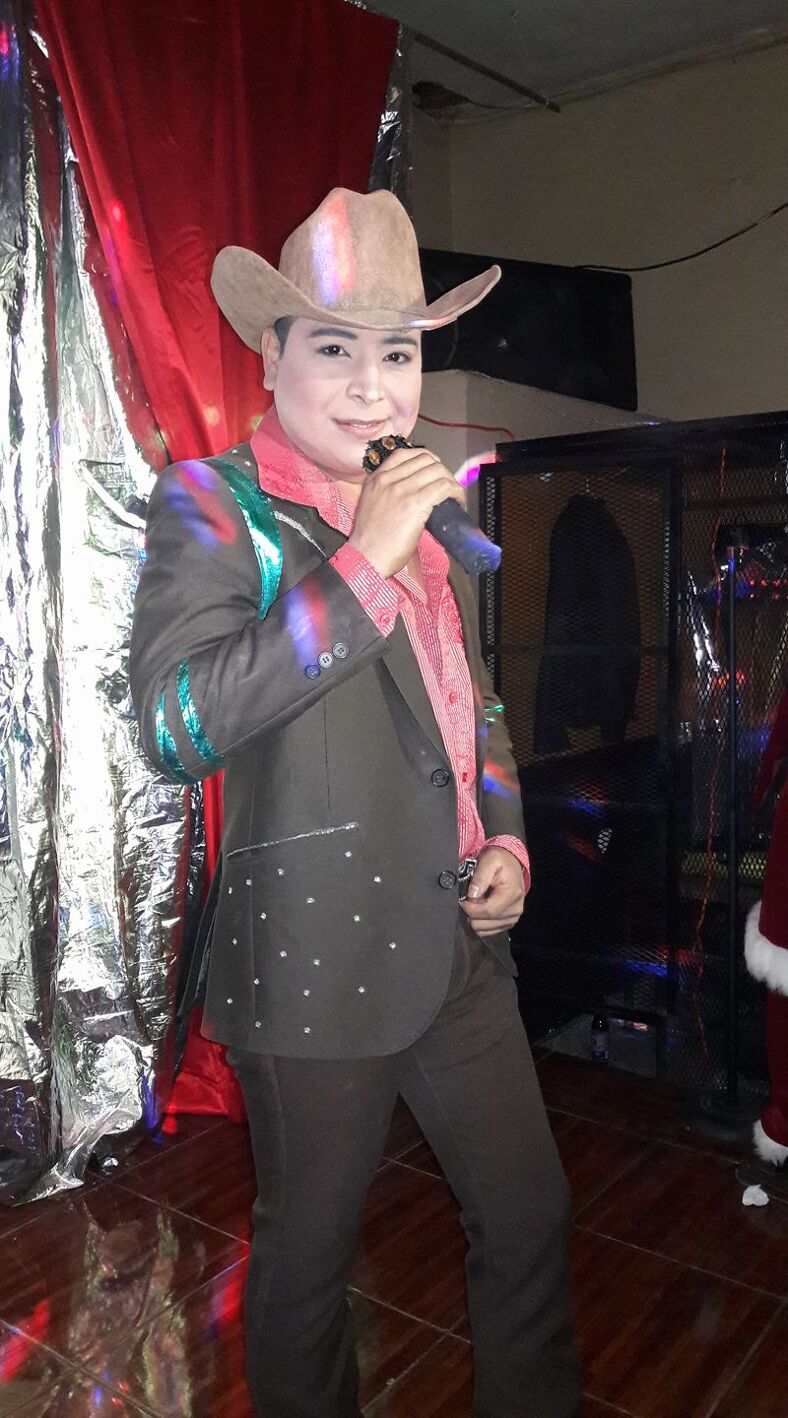 A handsome Mexican ranchero sings a ballad at El Ranchero in Tijuana Mexico.