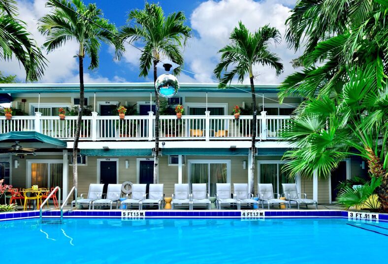 The pool at Island House in Key West.