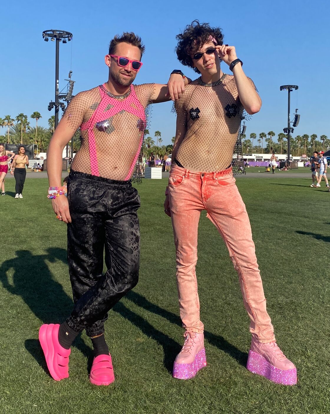 Pink is their signature color.
