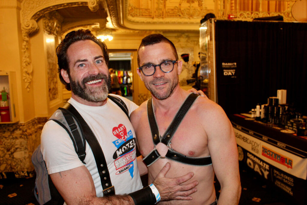 Attendees at Chicago International Mr. Leather weekend.