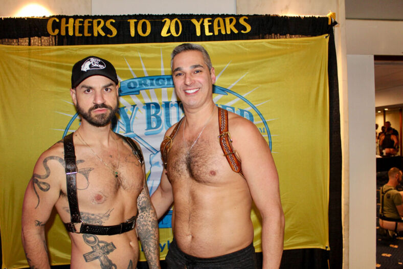 Attendees at Chicago International Mr. Leather weekend.