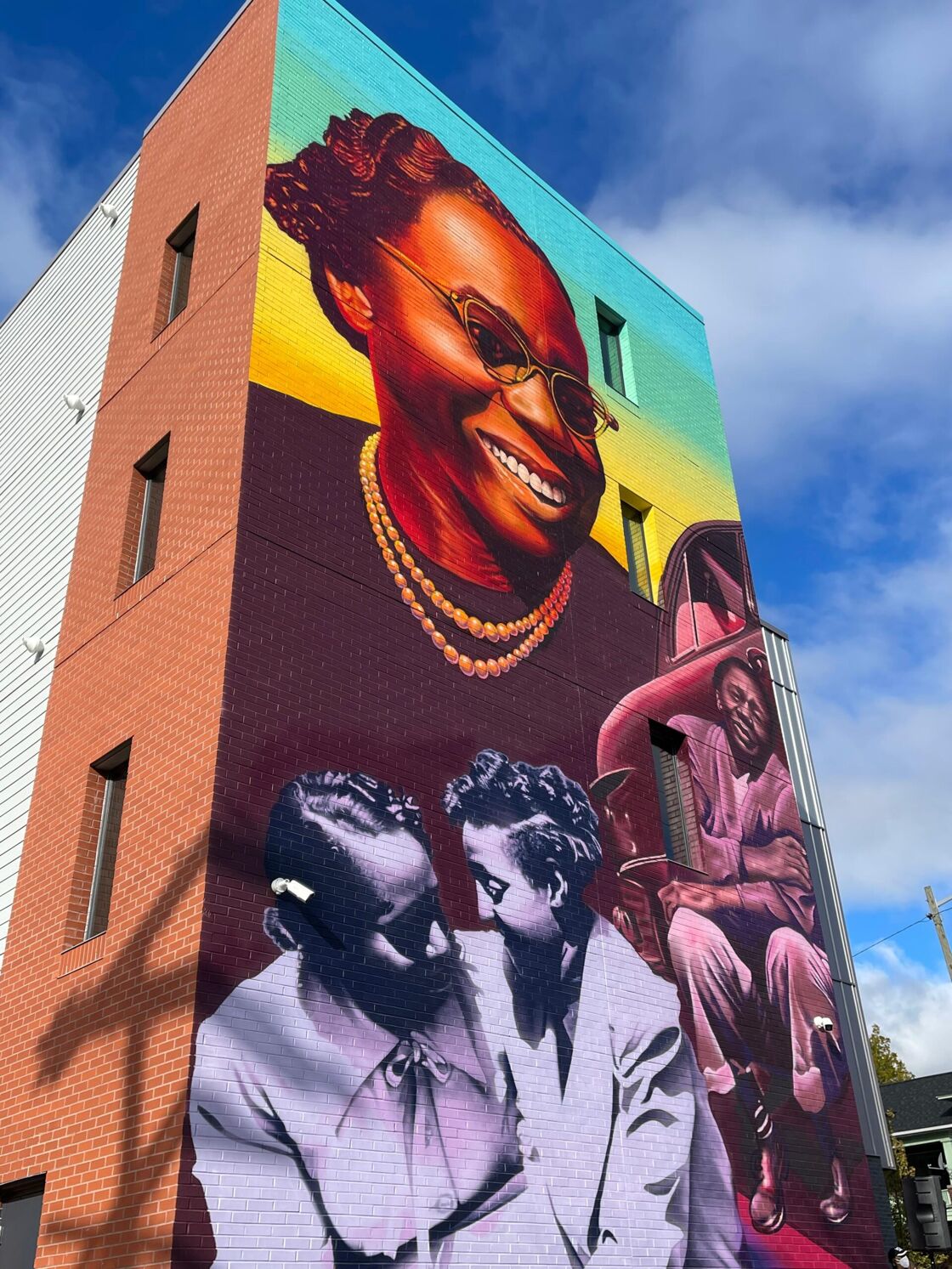 The Ruth Ellis Center's new facility in Detroit's Piety Hill neighborhood unveiled a mural designed by local artist Ijania Cortez.