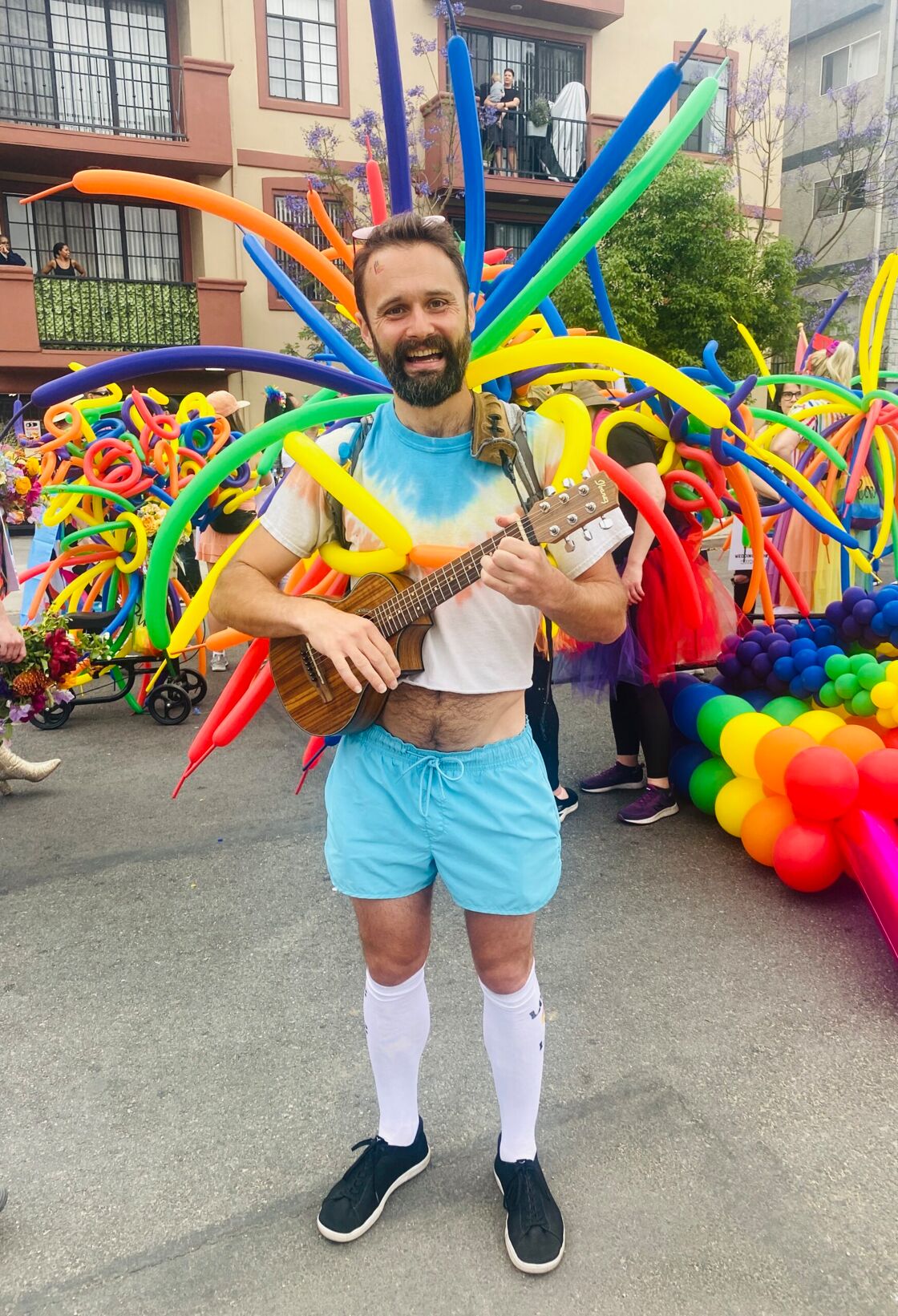 Pride Parade uke player