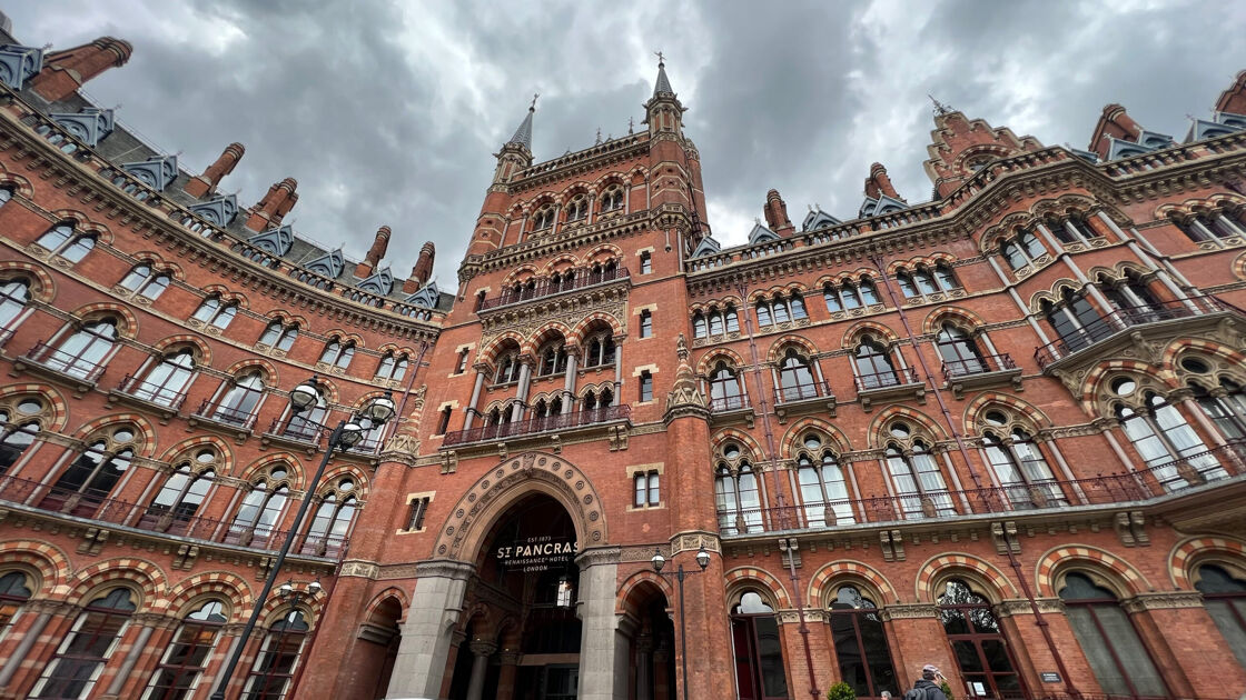 A view of St. Pancras station