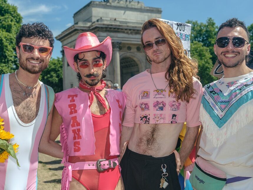 Pride attendees in London