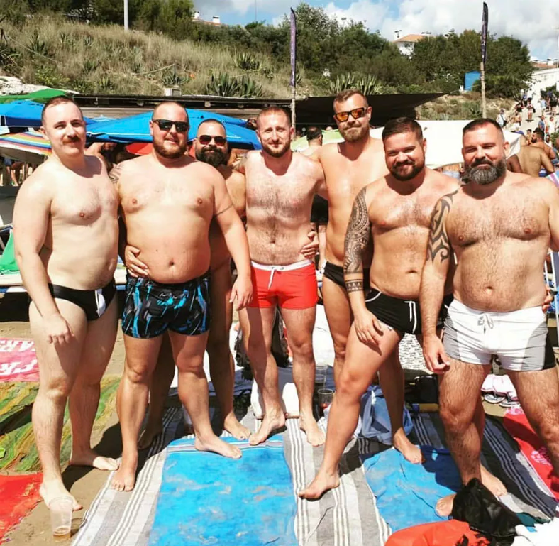 Group of men at Bears Sitges Week
