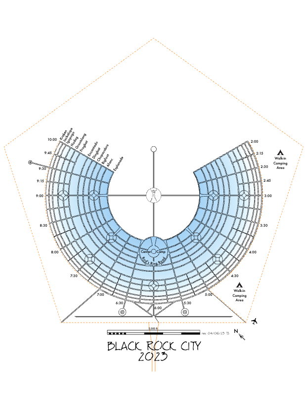 This year's map of Black Rock City.