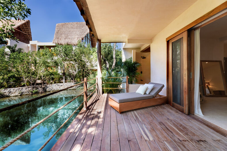 Cenote suite at Mexican resort La Valise Tulum