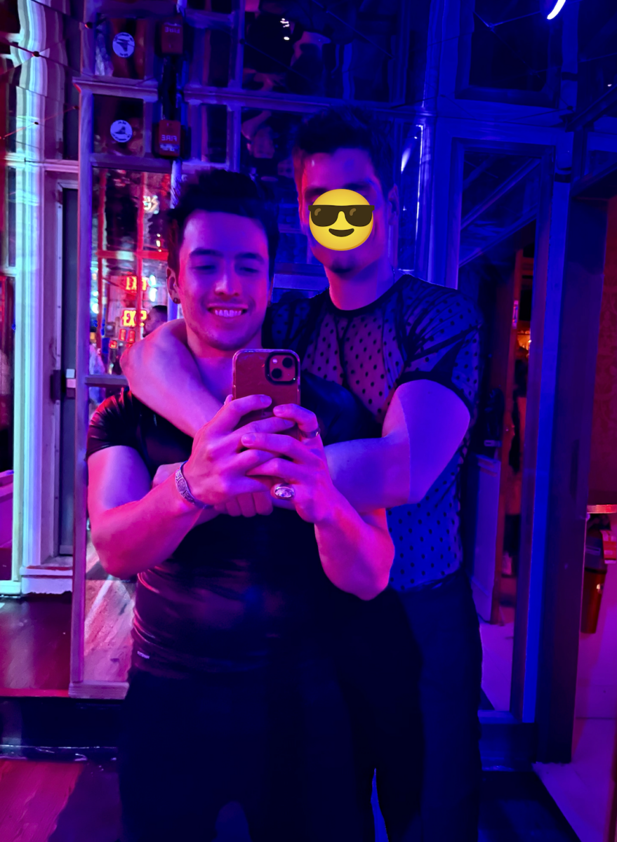 Jamie Valentino and friend at The Stranger NYC. They're platonic, we promise. 