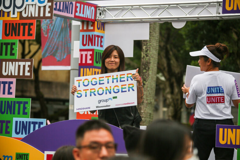 Taiwan Pride 2023 attendees