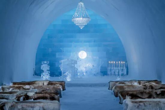 Icehotel in Sweden. Photo by Asaf Kliger. 