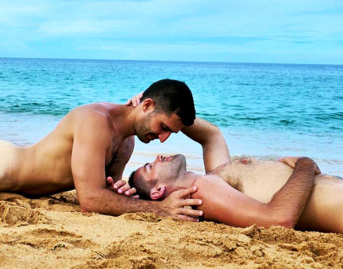 The Nomadic Boys enjoy a fun time in the sand. (Photo: The Nomadic Boys)
