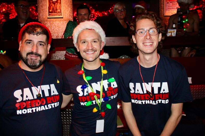 The Santa Speedo Run team raised over $140,000 in 2023.