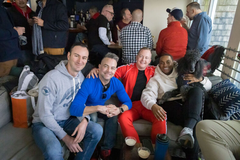 PHOTOS Boys in speedos braved Provincetown’s wintry waters at Polar Bear Plunge