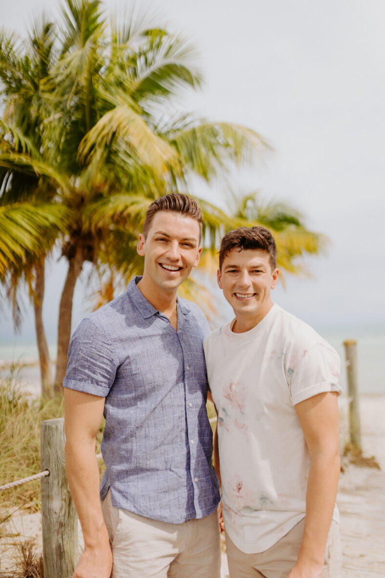 Michael and Matt in Key West, Florida.