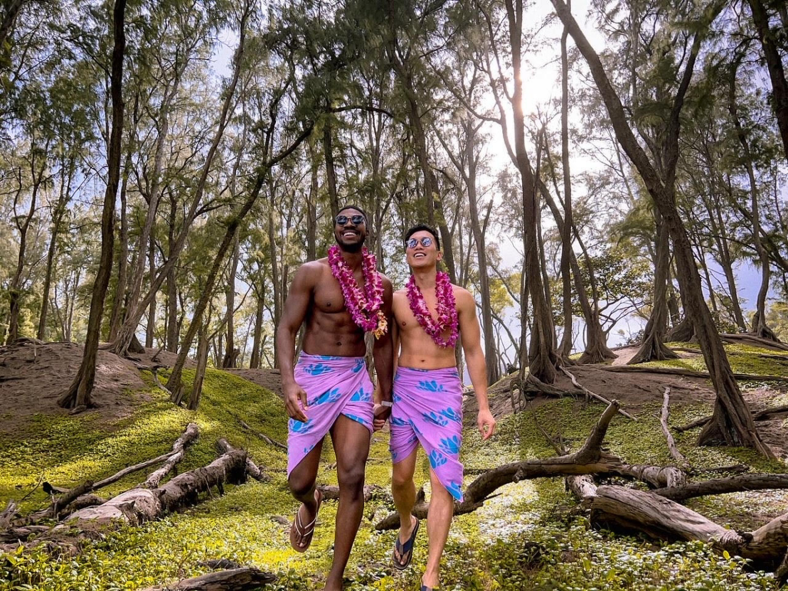 a gay couple in hawaii