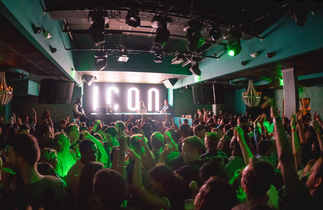 A packed dance floor at Icon Nightclub. Photo via Icon