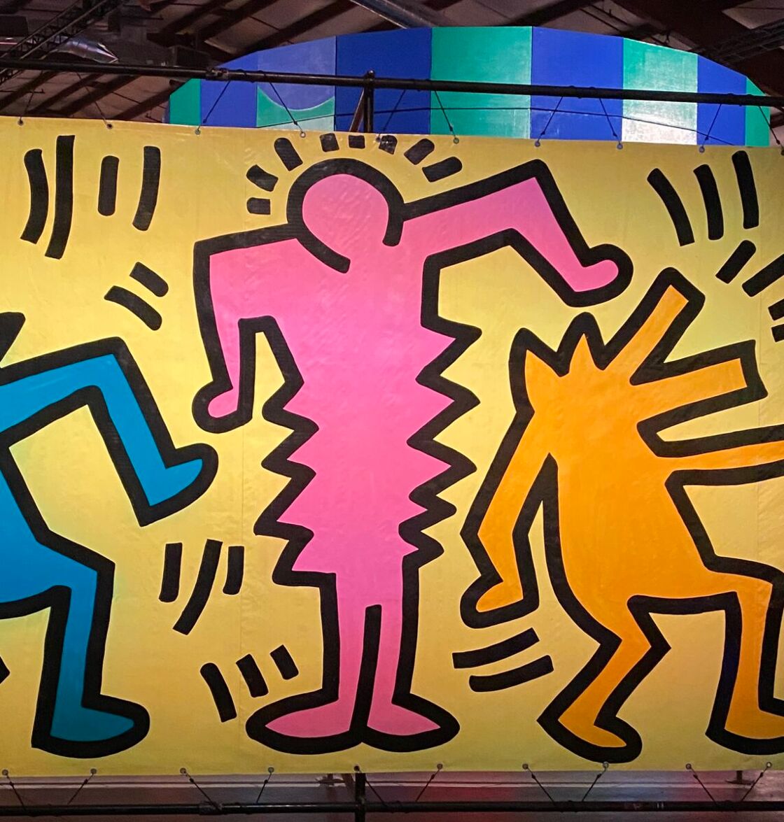 MURAL BY KEITH HARING
