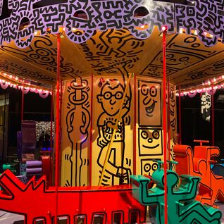 PHOTOS: New &#039;amusement park&#039; puts Haring &amp; Hockney on a merry-go-round