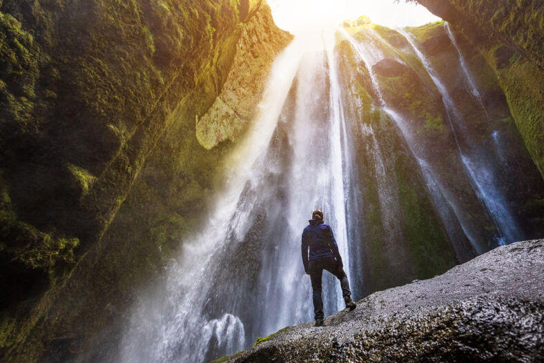Gljufrabui waterfall in South Iceland