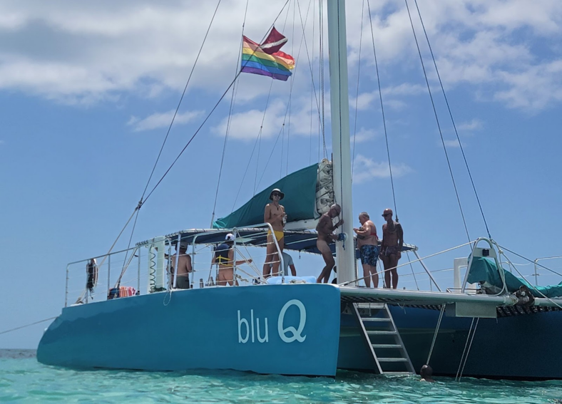 Blu Q offers day trips and sunset sailings for gay travelers. Photo courtesy of Troy Petenbrink/@thegaytraveler