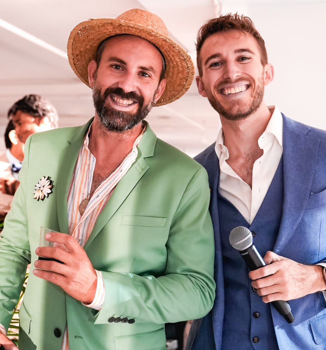 Superfine Art Fair co-founders Alex Mitow, left, and James Mille.