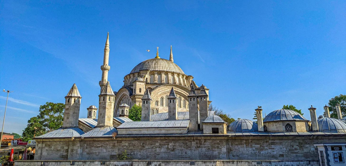 One of Istanbul's many mosques.