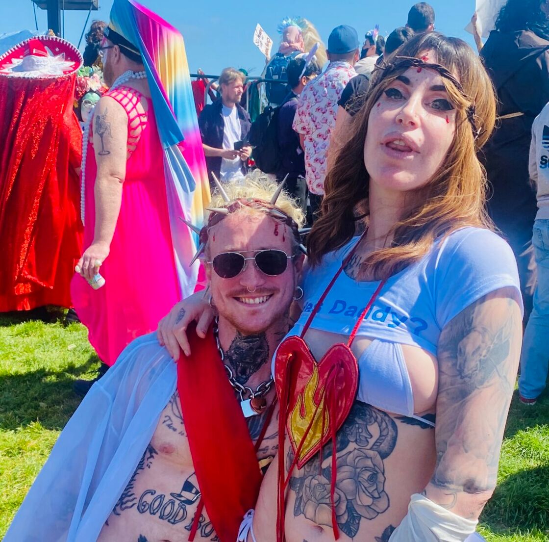 Gender Neutral Hunky Jesus Couple 