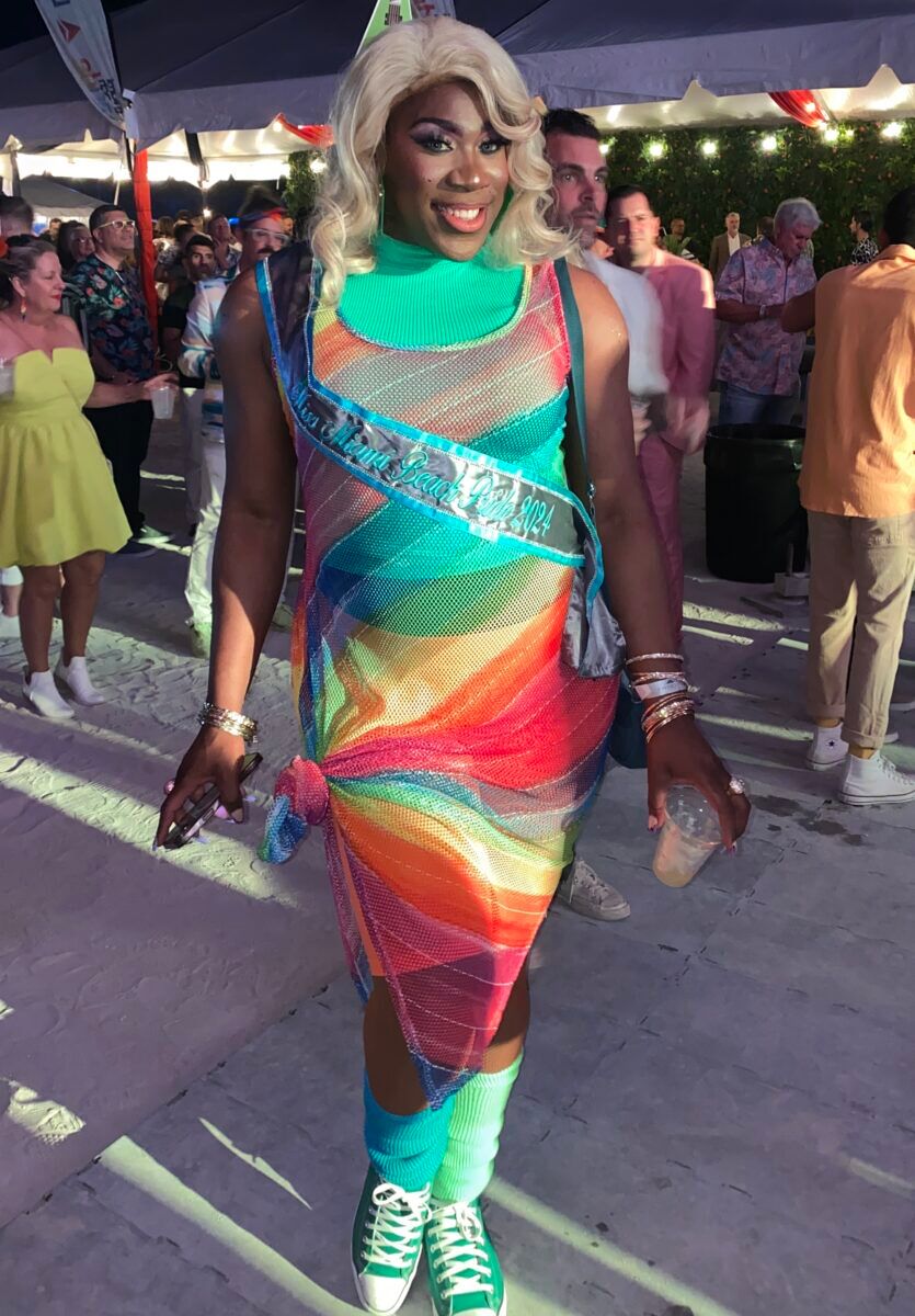Local Drag queen Tiara.