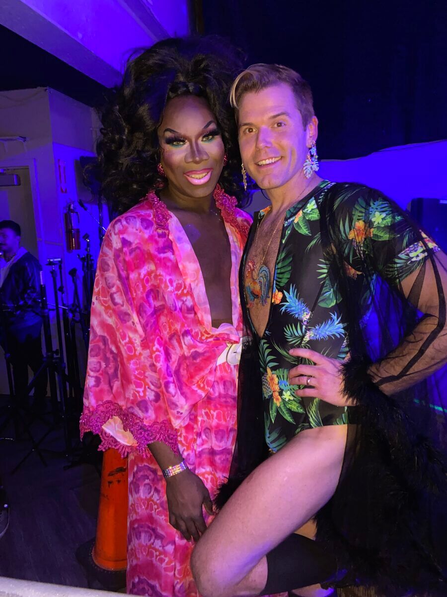 The diva duo of long time friends Amber Crane and James "Copper" Ward.