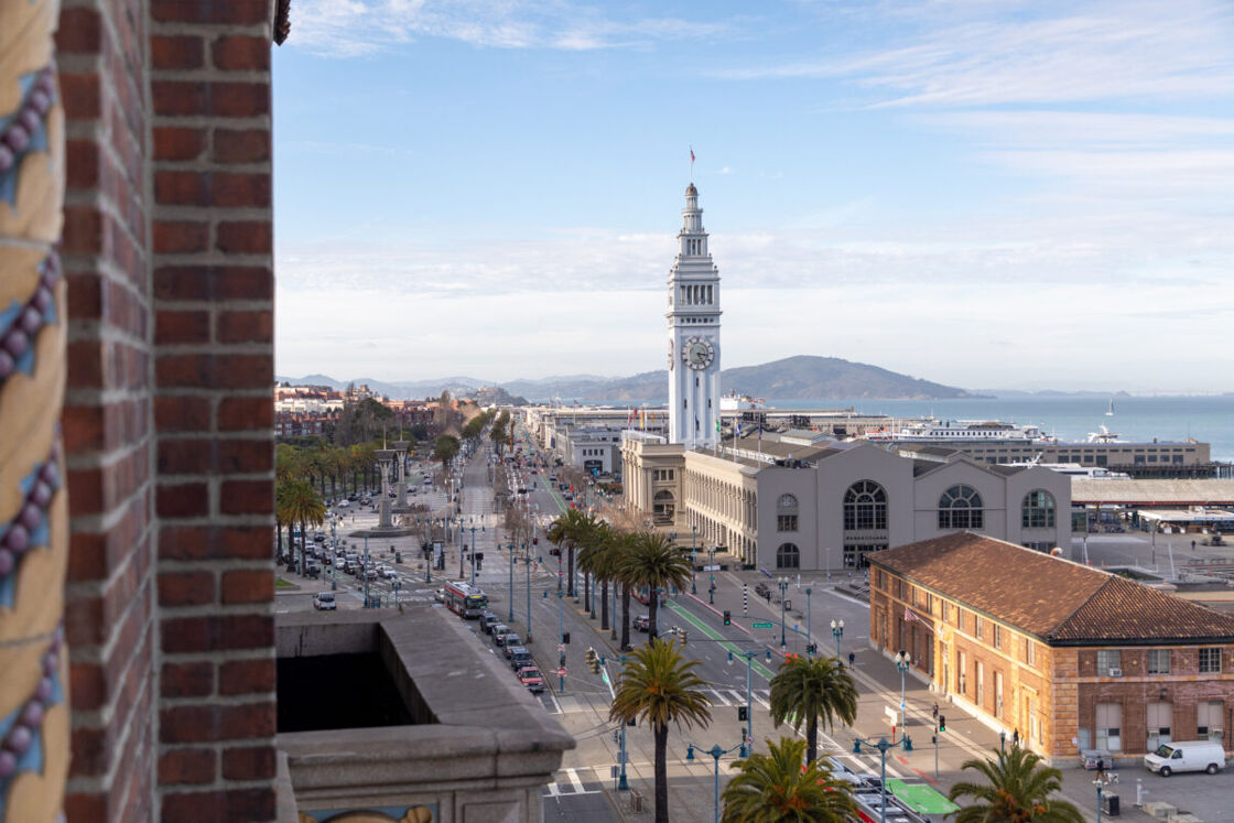San Francisco Embarcadero neighborhood. Photo via Harbor Court Hotel