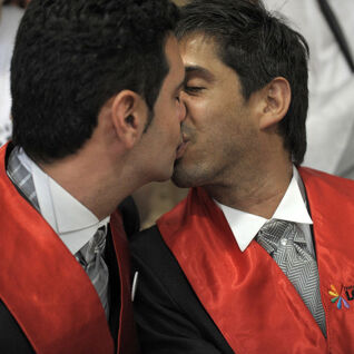 Two Argentinian men went to the end of Earth to get married