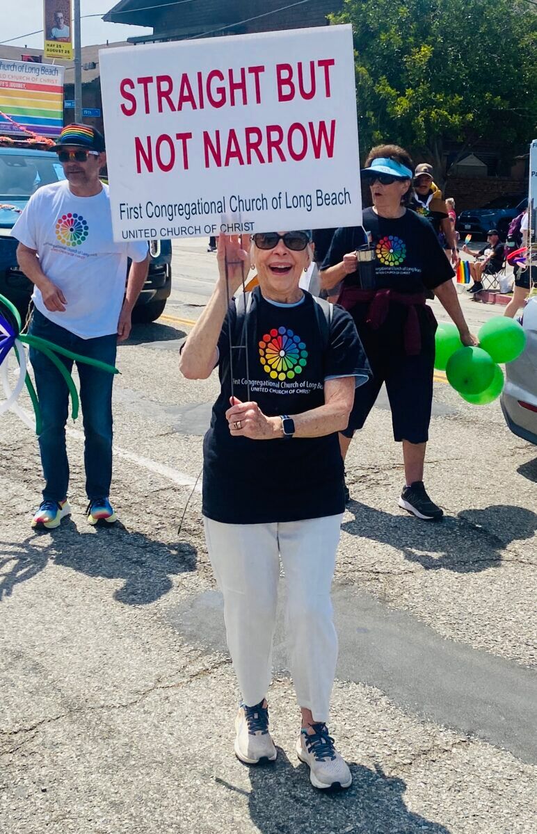 Straight ally at Long Beach Pride