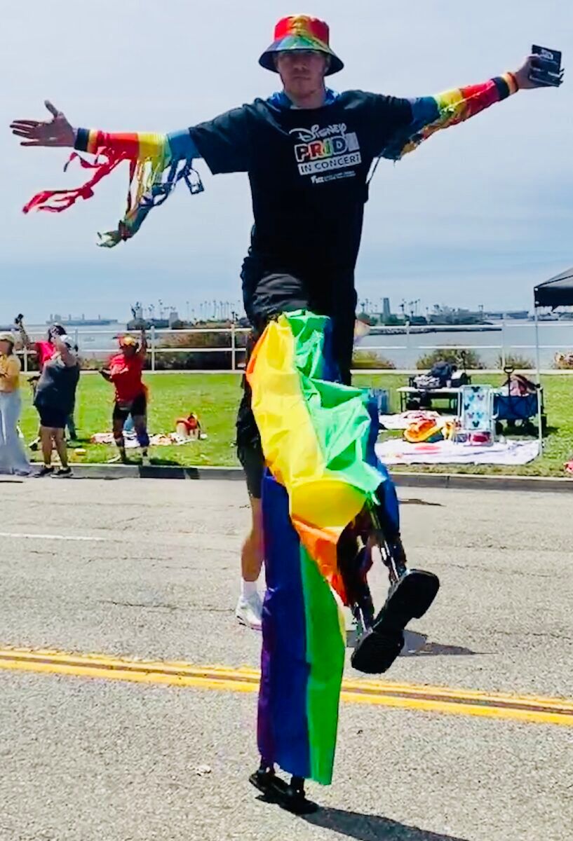 Long Beach Pride Stiltwalker