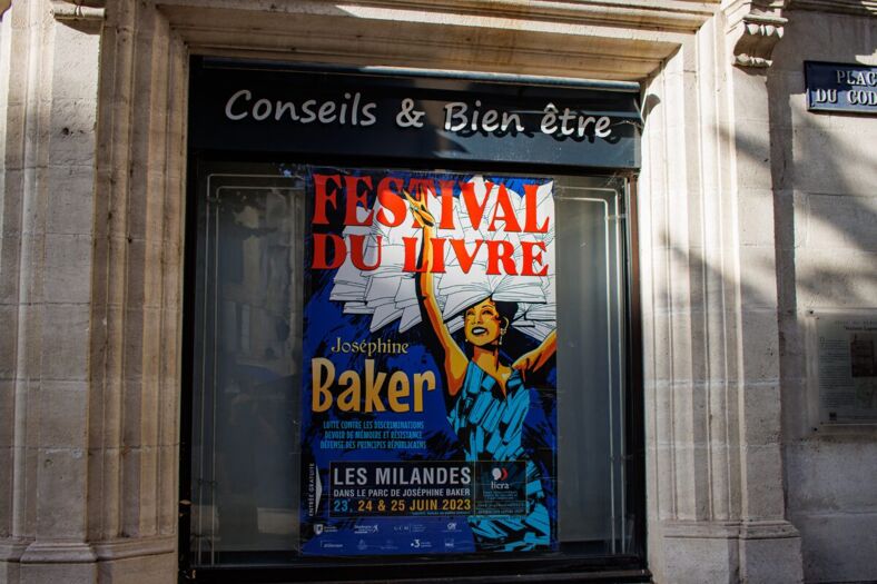 A poster promoting one of Josephine Baker's cabaret shows.