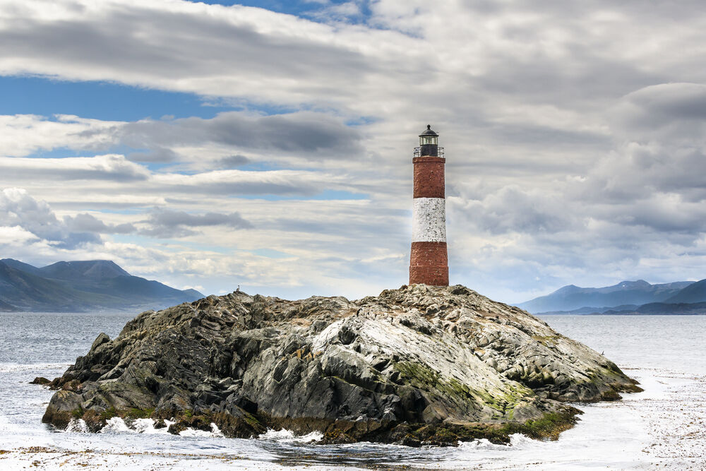 Lighthouse in the Beagle Channel, Ushuaia, Argentina (Tierra del Fuego)