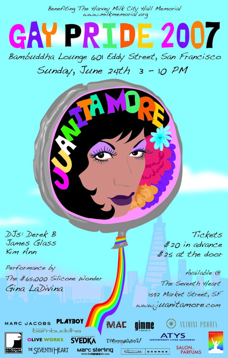 Juanita More Pride 2007 poster