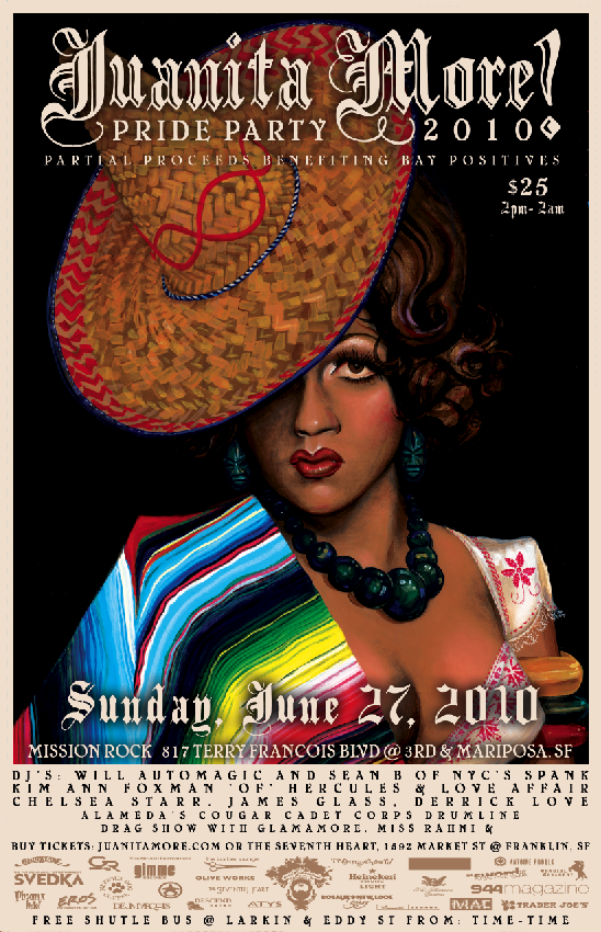 Juanita More Pride 2010 poster