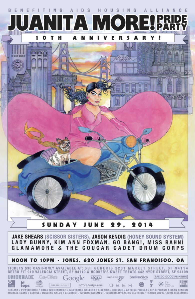 Juanita More Pride 2014 poster