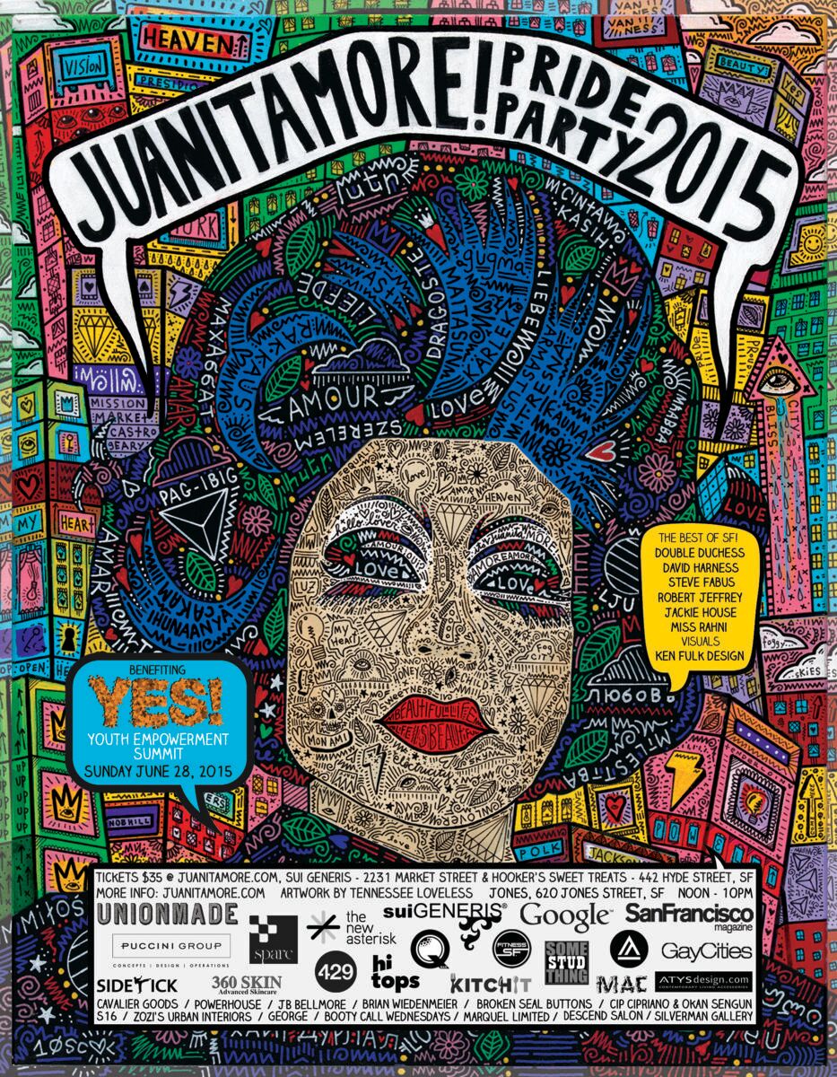 Juanita More Pride 2015 poster