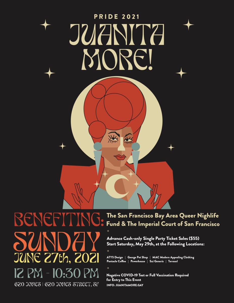 Juanita More Pride 2021 poster