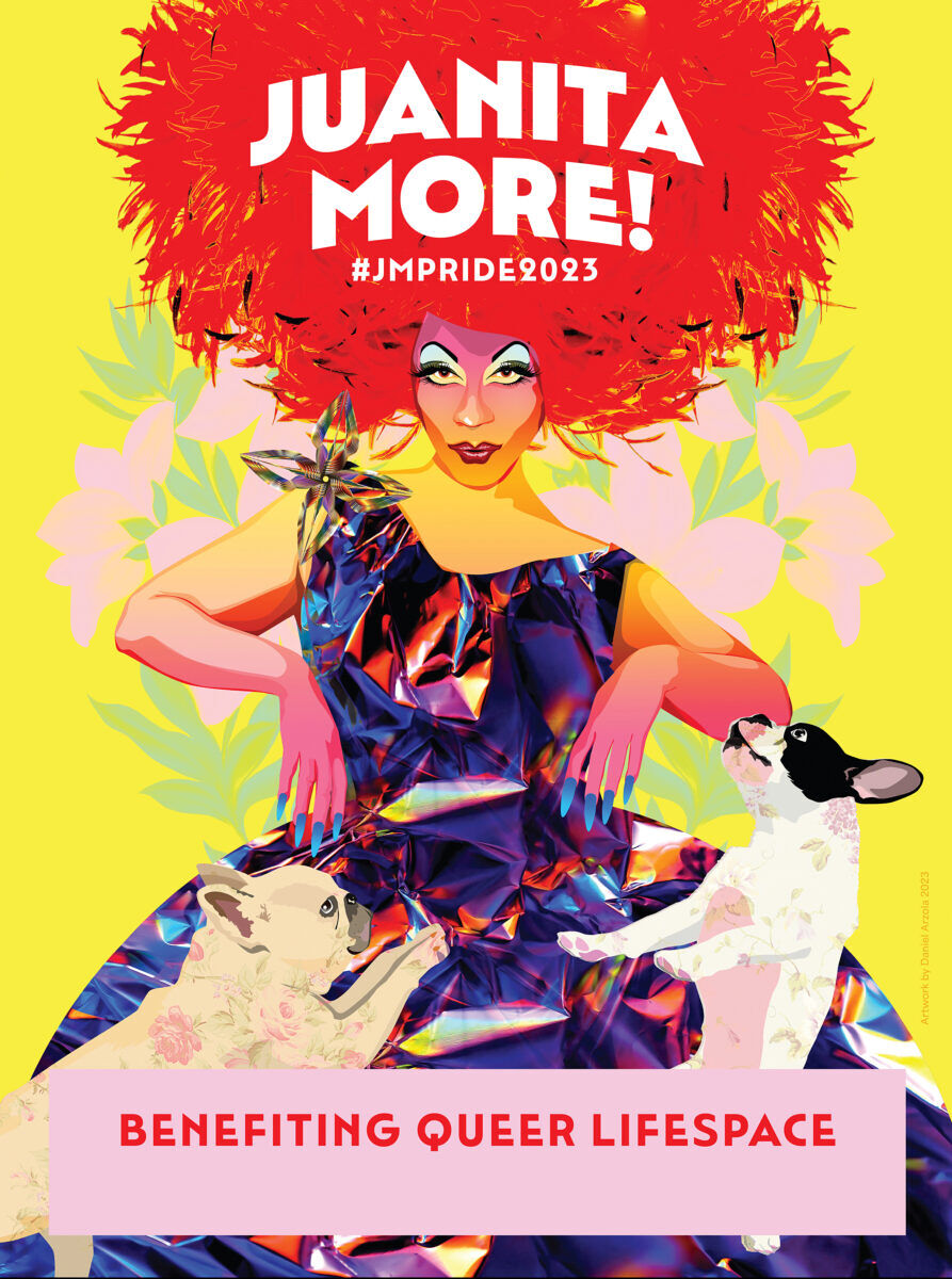 Juanita More Pride 2023 poster