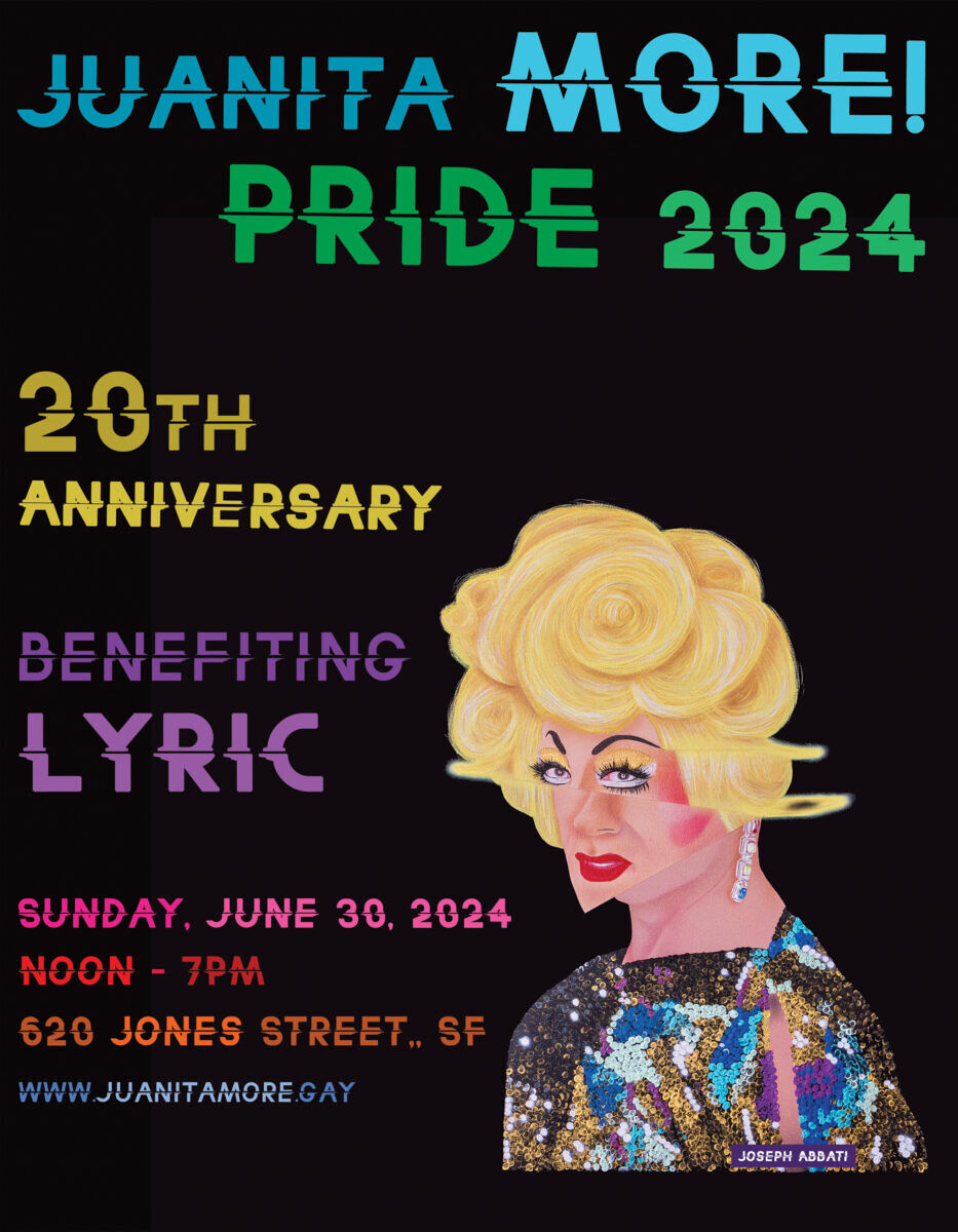 Juanita More Pride 2024 poster