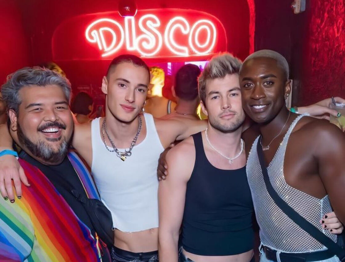 Gays at a Catch One Glam party