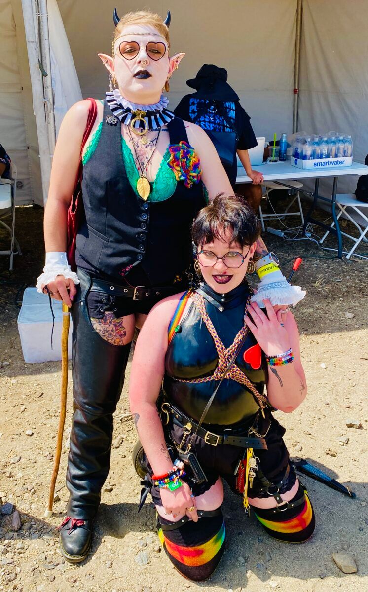 Non-Binary couple