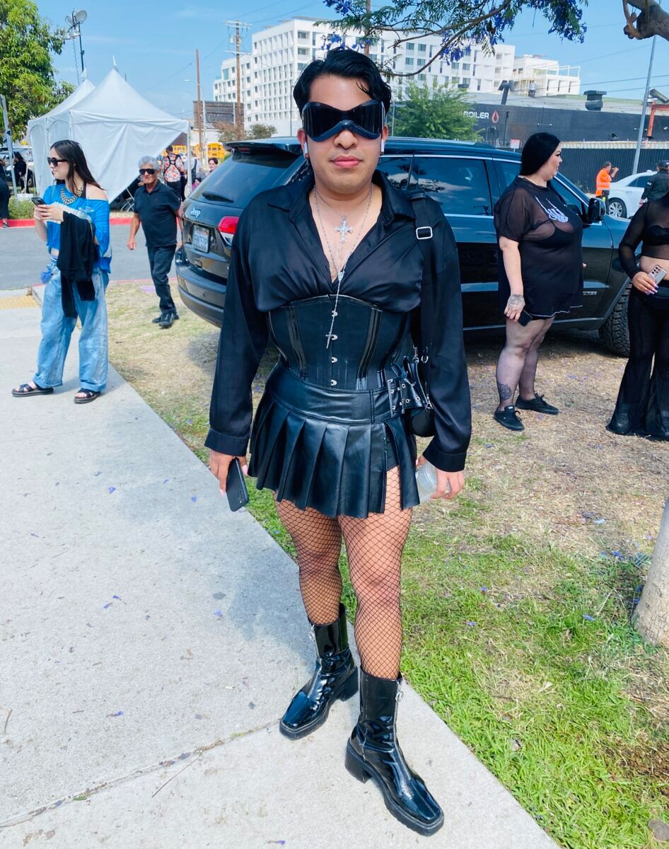 Black Leather lewk at LA Pride