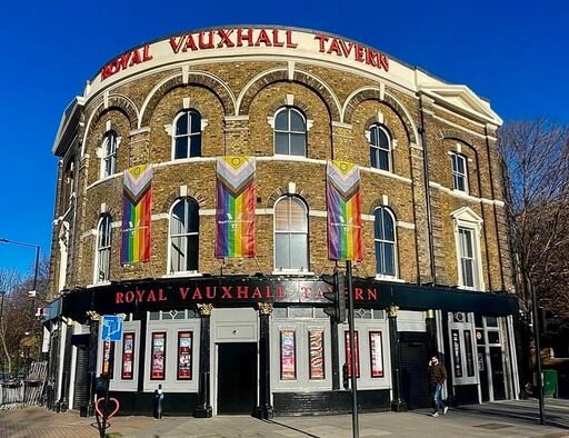 A view of the outside front of the Royal Vauxhall Tavern