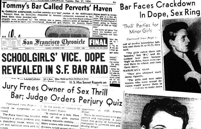 Images of the press articles that attacked Tommy's Place lesbian owners with lies. 
